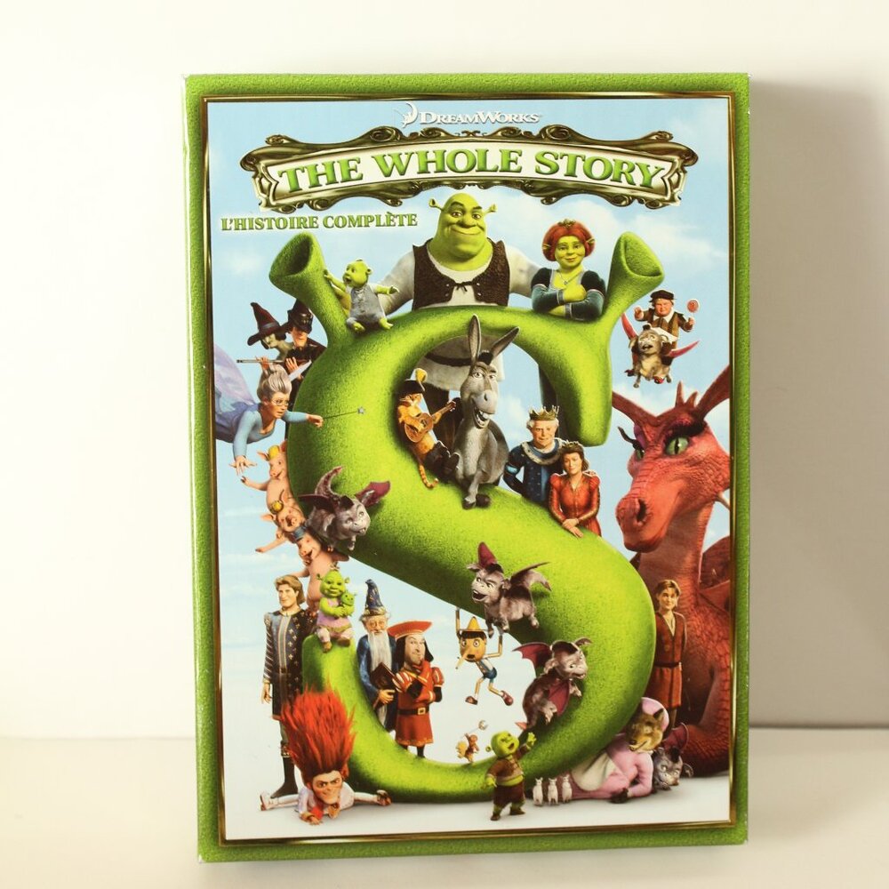 ☀️ 4/$20 Shrek The Whole Story  Box Set Dvd Missing Christmas